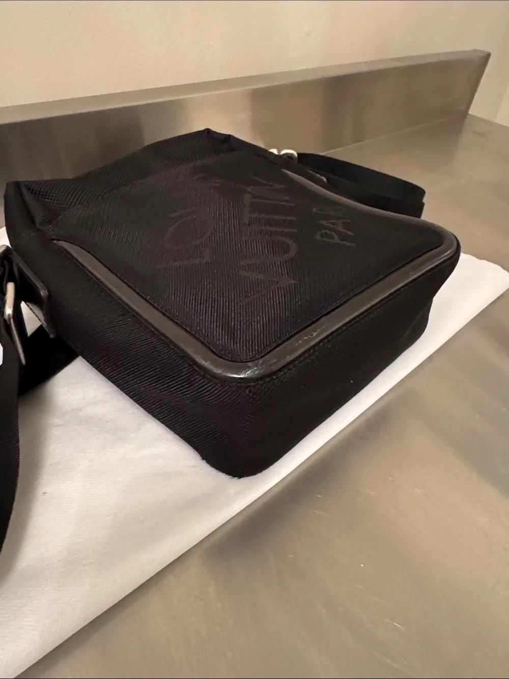 Louis Vuitton Damier Geant Citadan NM Shoulder Bag Black